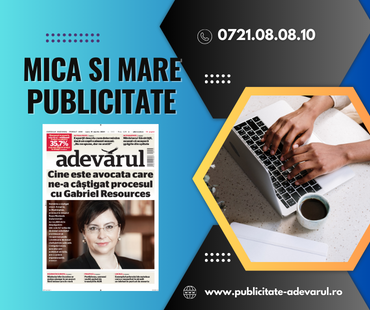 mica publicitate adevarul